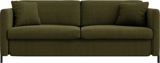 MICADONI 3-Sitzer Design Sofa Gloria mit Bettfunktion - Strukturstoff