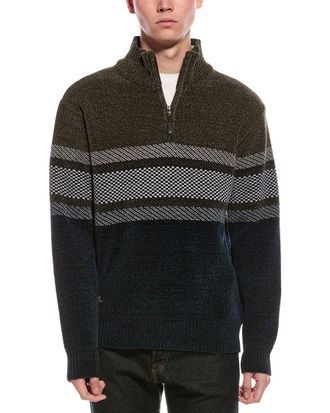 Point Zero Semi Fit 1/4-Zip Mock Neck Sweater