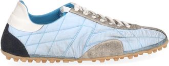 Maison Margiela Blue Quilted Sprinters Sneakers