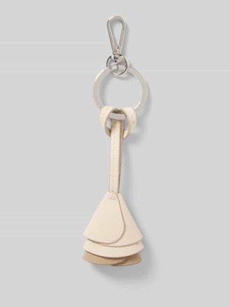 Marc O'Polo Schl&uuml;sselanh&auml;nger in konischer Form aus echtem Rindsleder in Mittelgrau, Gr&ouml;&szlig;e 1