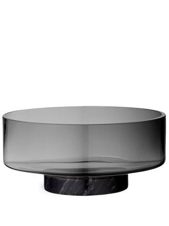 AYTM Volvi glass-marble bowl - unisex - glass/marble - OS - BLACK