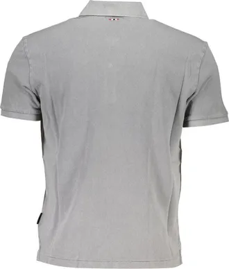 Napapijri Cotton Polo Shirt - Gray