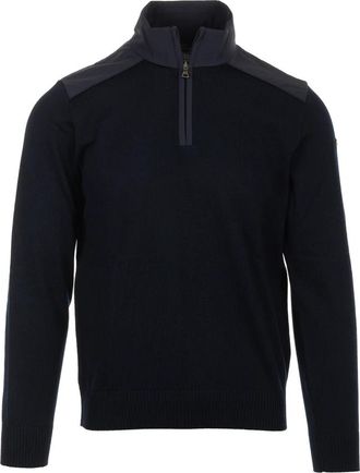 Paul & Shark Blauwe Sweater Half Zip Stijl - Heren - Coltruien - Blauw - XL - Truien & Vesten