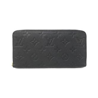 Louis Vuitton Monogram Empreinte Black Leather Long Wallet (Bi-Fold) (Pre-Owned)