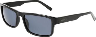 Nautica N906SP Polarized 001 Mens Sunglasses Black Size 58