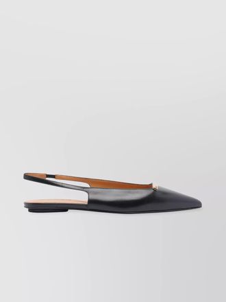 Tod's leather slingback ballerina flats