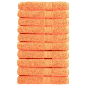 Berkfield Home Premium Towels SOLUND 10 pcs Orange 100x200 cm 600 gsm