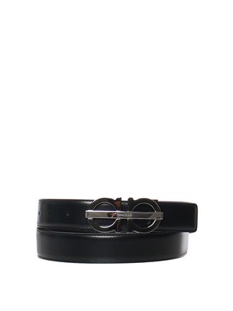 Ferragamo Leather Gancini Belt