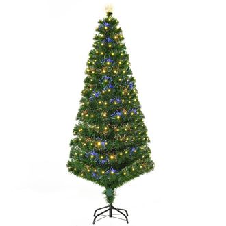 HOMCOM &Aacute;rbol de navidad 82x82x180 cm verde