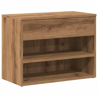 vidaXL Vidaxl - Shoe Bench Artisan Oak 60x30x45 cm Engineered Wood