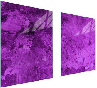 OEM Placa Protectora De Vidrio Para Estufa 85x52 Morada