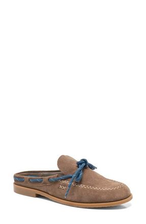 Free People Seas the Day Loafer Mule in Taupe Suede Multi at Nordstrom, Size 6.5