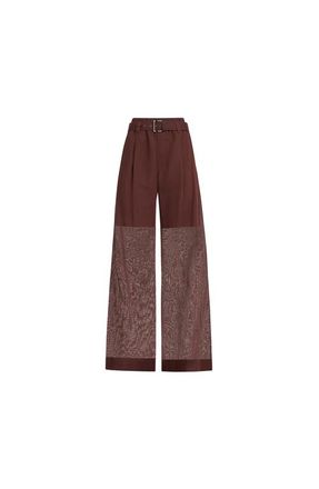 Brunello Cucinelli Loose trousers in Bordeaux at Nordstrom, Size 34 It