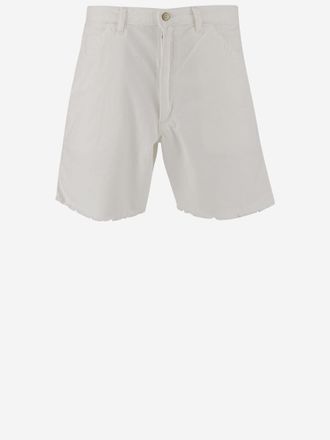 Ralph Lauren White Cotton Cargo Shorts