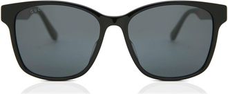 Gucci GG0417SK Asian Fit 001 Mens Sunglasses Black Size 56 - Free RX Lenses - Free RX Lenses
