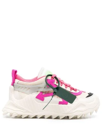 Off-white Odsy 1000 low-top sneakers - women - Fabric/Fabric/Calf Leather/Rubber - 35 - BABY PINK FUCHSIA
