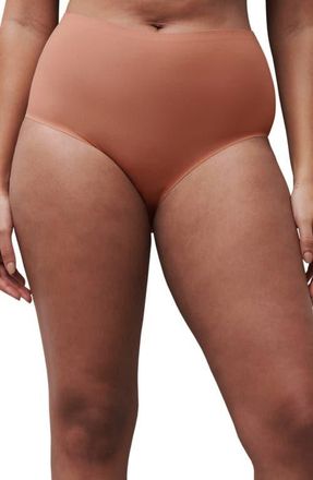 Chantelle Soft Stretch Full Briefs in Mocha Mousse at Nordstrom