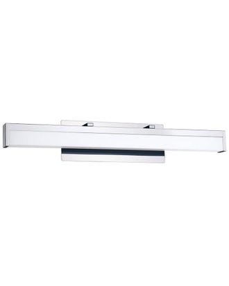 Eglo Eglo Hemlock 1 Light Integrated Led Bath/Vanity Light With Chrome Finish & White Acrylic Shade