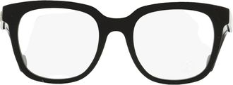 Moncler ML5098 Square Acetate Eyeglasses - Black