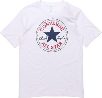 Converse Chuck Taylor All Star Classic Round Neck Short Sleeve White 10007887-102