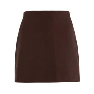 Wolford Falda Corta Midnight Grace - Skirts - Mujer - Marr&oacute;n - XS