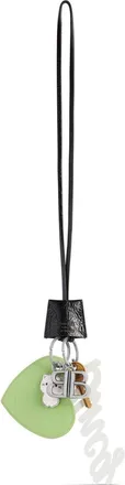 Balenciaga Le City Charm Heart Black Green 7956502AA9C1063