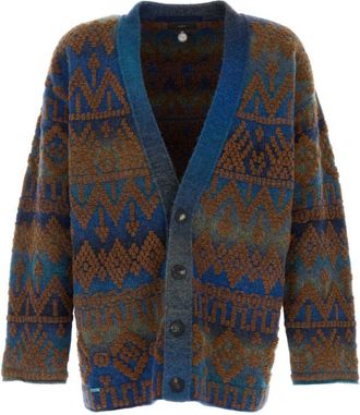 Alanui Multicolor V Neck Cardigan