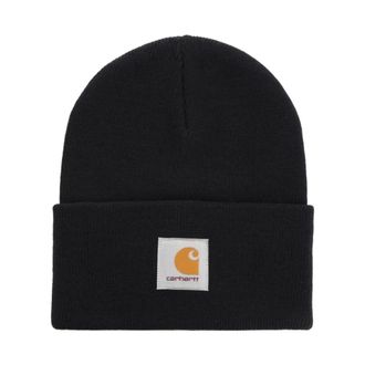Carhartt Work in Progress Accessoires, unisex, Zwart, ONE Size, Nylon, Zwarte Zijde & Nylon Hoeden