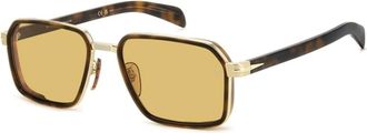 Eyewear by David Beckham DB 7158/S 0Nr(Ho) Zonnebril - Heren - Zonnebrillen - Geel - 57 MM - Accessoires