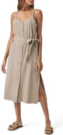 Splendid Amanda Sleeveless A-Line Dress in Fawn at Nordstrom Rack, Size X-Large