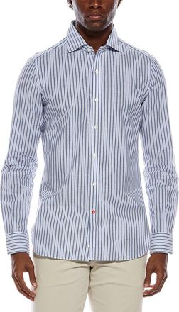 Isaia Sport Linen-Blend Shirt