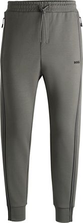HUGO BOSS Mens Hbg Hadiko Jogging Bottoms, Elasticated Waistband in Lt/Pstl Grey - Size Small