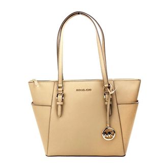 Michael Kors Elegante borsa tote in pelle color cammello - - Bags - Donna - Beige - ONE SIZE