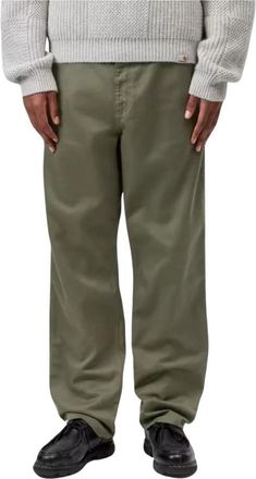 Carhartt Work in Progress Simple Pant - Heren - Straight fit broeken - Groen - W32 - Katoen - Broeken
