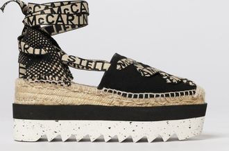Stella McCartney Espadrillas con zeppa Gaia in canvas di cotone organico