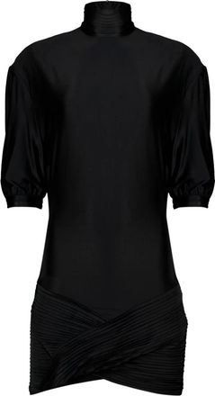 Paco Rabanne Vestido con volantes - Dresses - Mujer - Negro - M