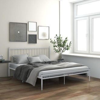 vidaXL Giroletto Bianco in Metallo 180x200 cm - Vidaxl