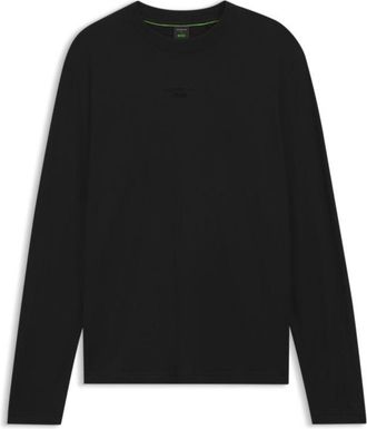 BOSS Porsche x long-sleeved T-shirt with glossy logo