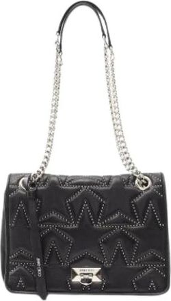 Jimmy Choo London Pre-owned Handbags, female, Black, Size: ONE SIZE Pre-owned Leather shoulder-bags