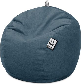 Happers Happers - Puff Pelota Terciopelo Vintage Azul Oscuro &Uacute;nico Azul Oscuro