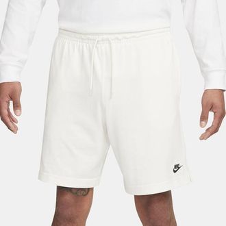 Nike Mens Club Knit Shorts - Sail/Black Size XXL