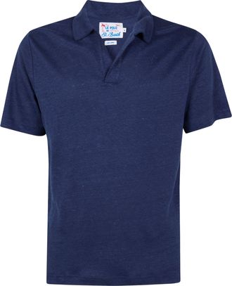 MC2 Saint Barth Linen Polo Shirt