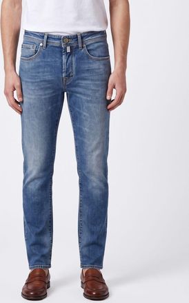 Jacob Cohen Jeans skinny fit in denim di cotone stretch a vita media