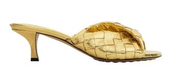 Bottega Veneta Womens Leather Flat Shoes - Brown - Size EU 36