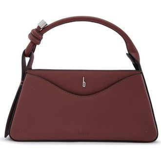 Behno Melina Leather Crossbody Satchel in Brick at Nordstrom