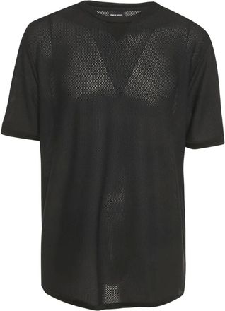 Giorgio Armani T-shirt in rete - Nero