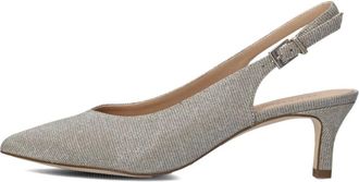 Peter Kaiser Schoenen, Dames, Grijs, 37 EU, Elegante Beige Slingback Hakken