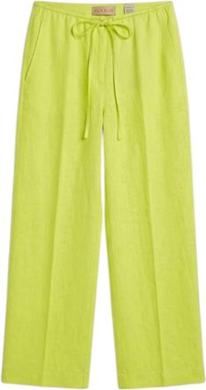 Aila Blue Womens Tyla Linen Pants In Lumiere