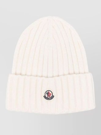 Moncler ribbed wool beanie