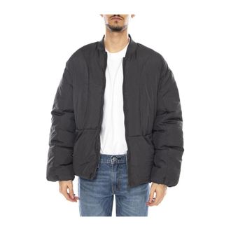 Only & Sons Jeremy Puffer Bomber Jacket - Heren - Winterjassen - Zwart - L - Leer - Jassen